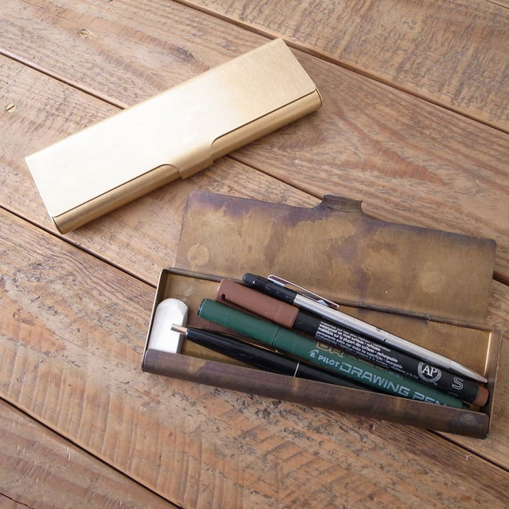 BRASS PEN CASE RUST - Pen Case