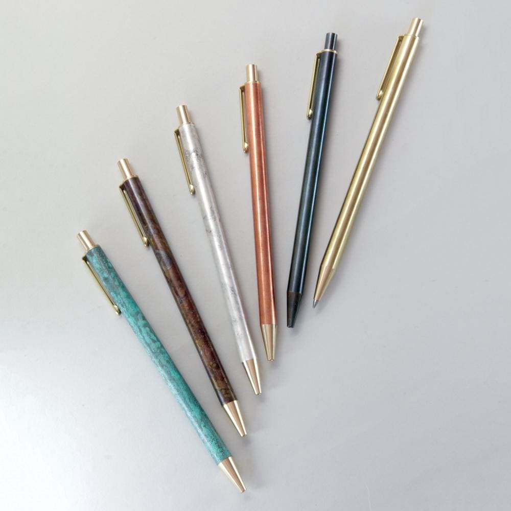 BRASS RETRACTABLE PEN COPPER - Ballpoint Pen