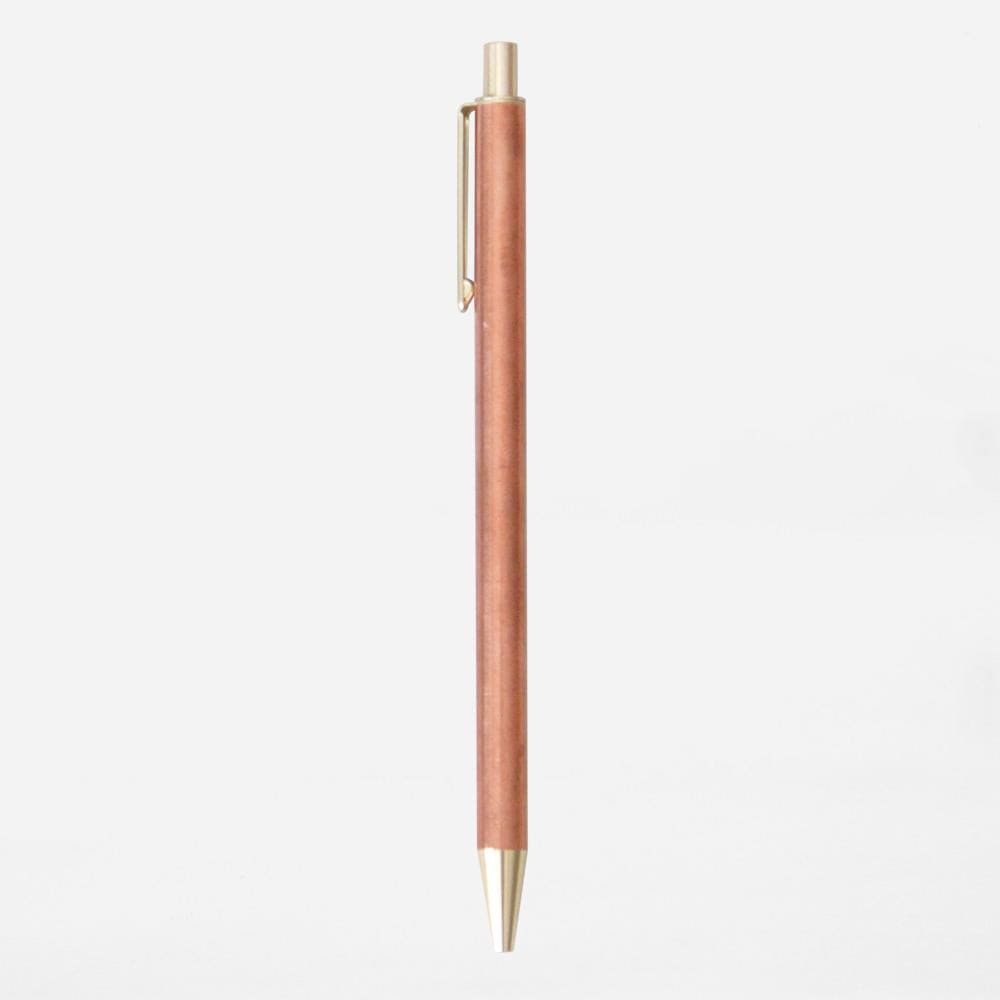 BRASS RETRACTABLE PEN COPPER - Ballpoint Pen