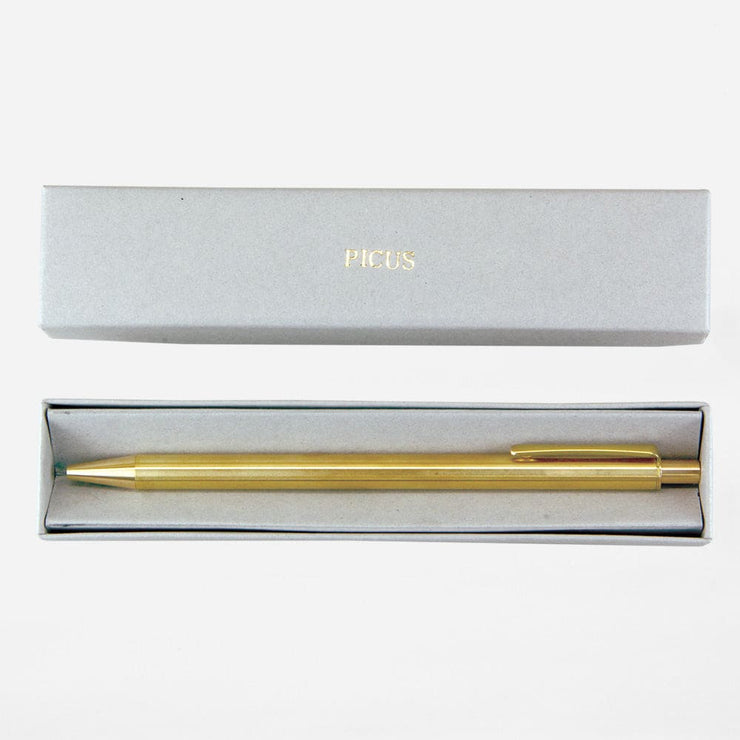 BRASS RETRACTABLE PEN HANMON JYUNGIN - Ballpoint Pen