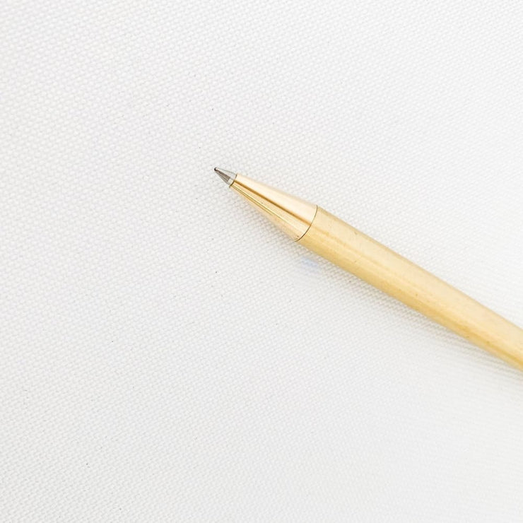 BRASS RETRACTABLE PEN SOLID BRASS - Ballpoint Pen