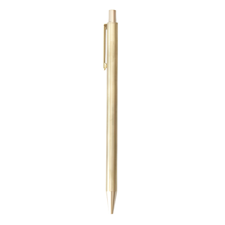 BRASS RETRACTABLE PEN SOLID BRASS - Ballpoint Pen