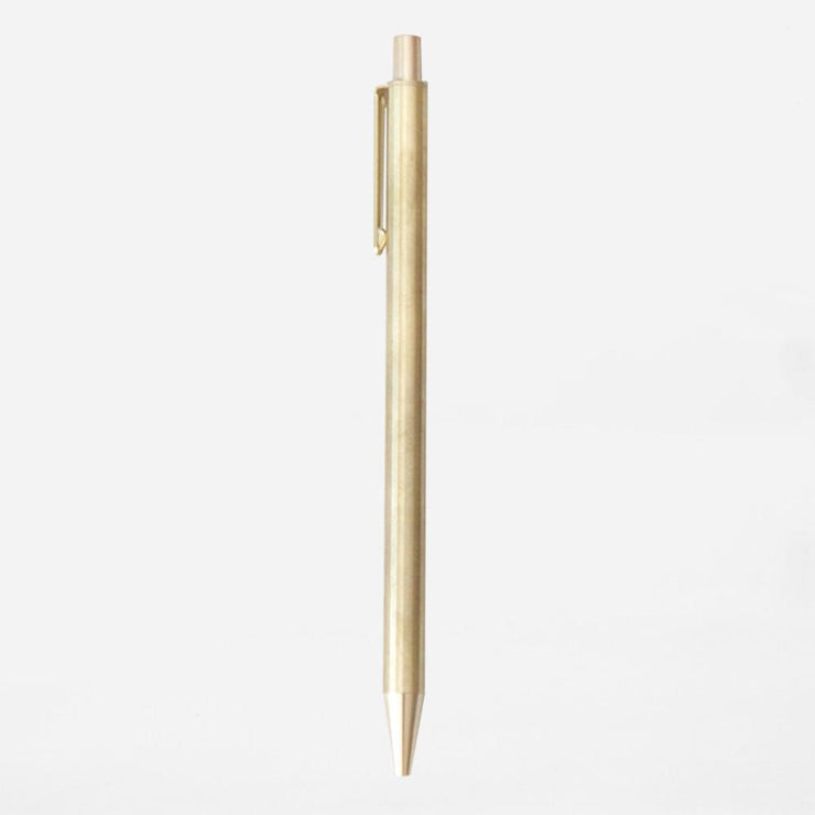 BRASS RETRACTABLE PEN SOLID BRASS - Ballpoint Pen