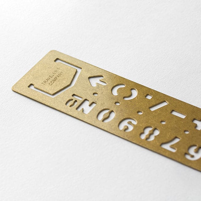 BRASS Template Bookmark Number - The Outsiders 