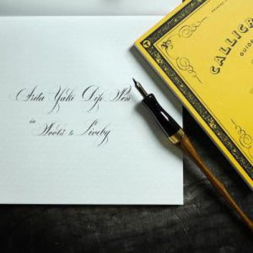Calligraphy Practice Notebook / Chancery Cursive - Notebook