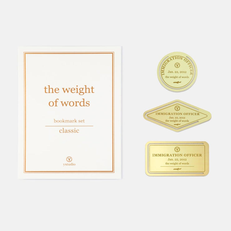 Classic Reflect-Bookmark Set(Brass) - Bookmark