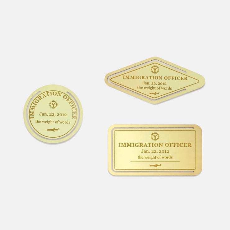 Classic Reflect-Bookmark Set(Brass) - Bookmark