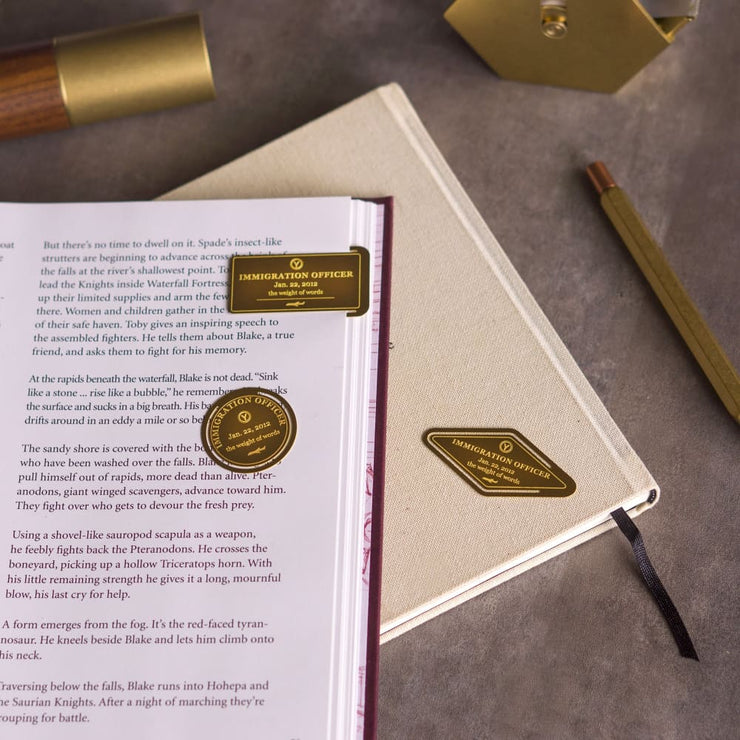Classic Reflect-Bookmark Set(Brass) - Bookmark