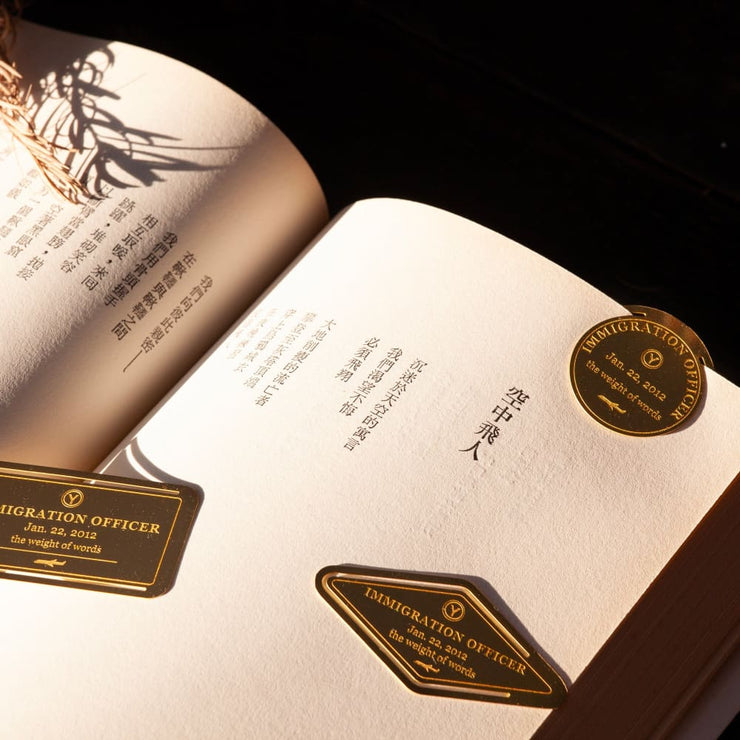 Classic Reflect-Bookmark Set(Brass) - Bookmark