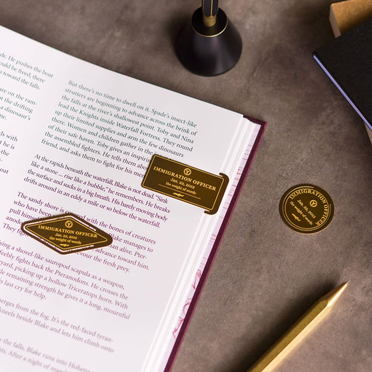 Classic Reflect-Bookmark Set(Brass) - Bookmark