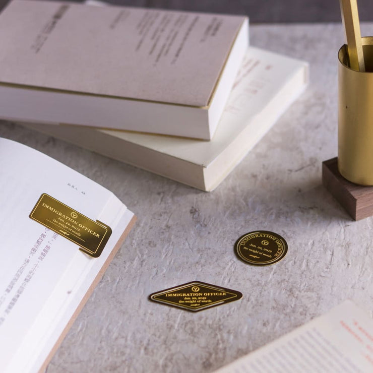 Classic Reflect-Bookmark Set(Brass) - Bookmark
