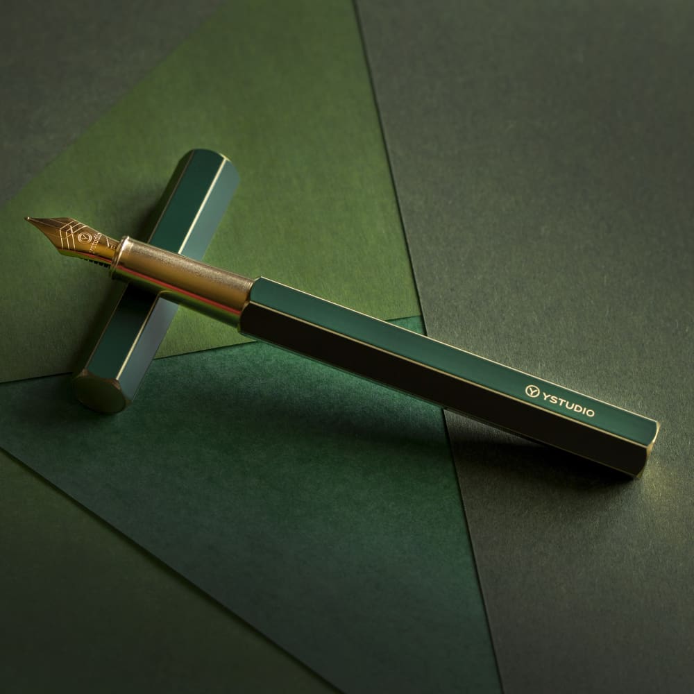 Classic Revolve-Fountain Pen (Green F) - Foutain Pen