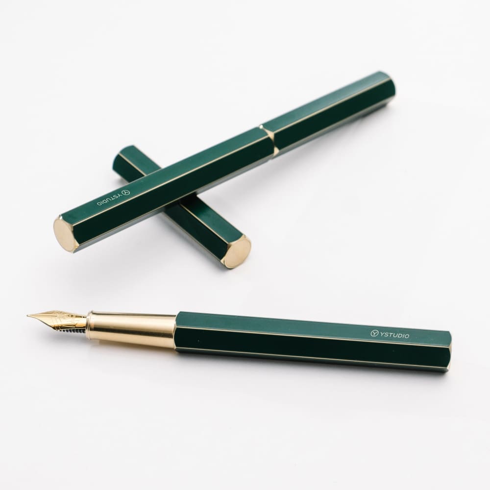 Classic Revolve-Fountain Pen (Green F) - Foutain Pen