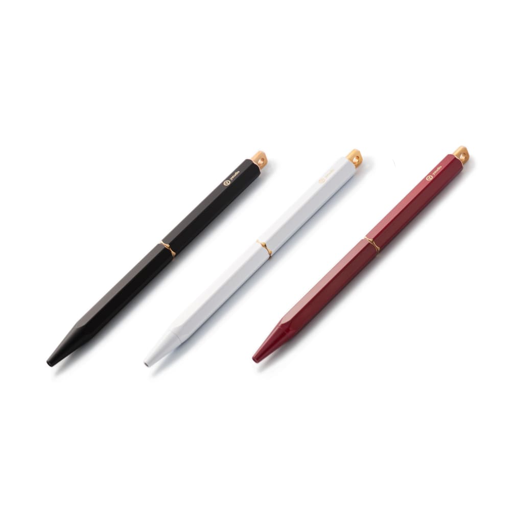 Classic Revolve-Portable Ballpoint Pen (White) - Foutain Pen