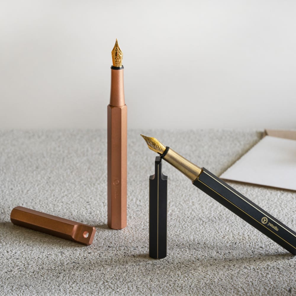 Classic Revolve-Portable Fountain Pen(Copper M) - Foutain