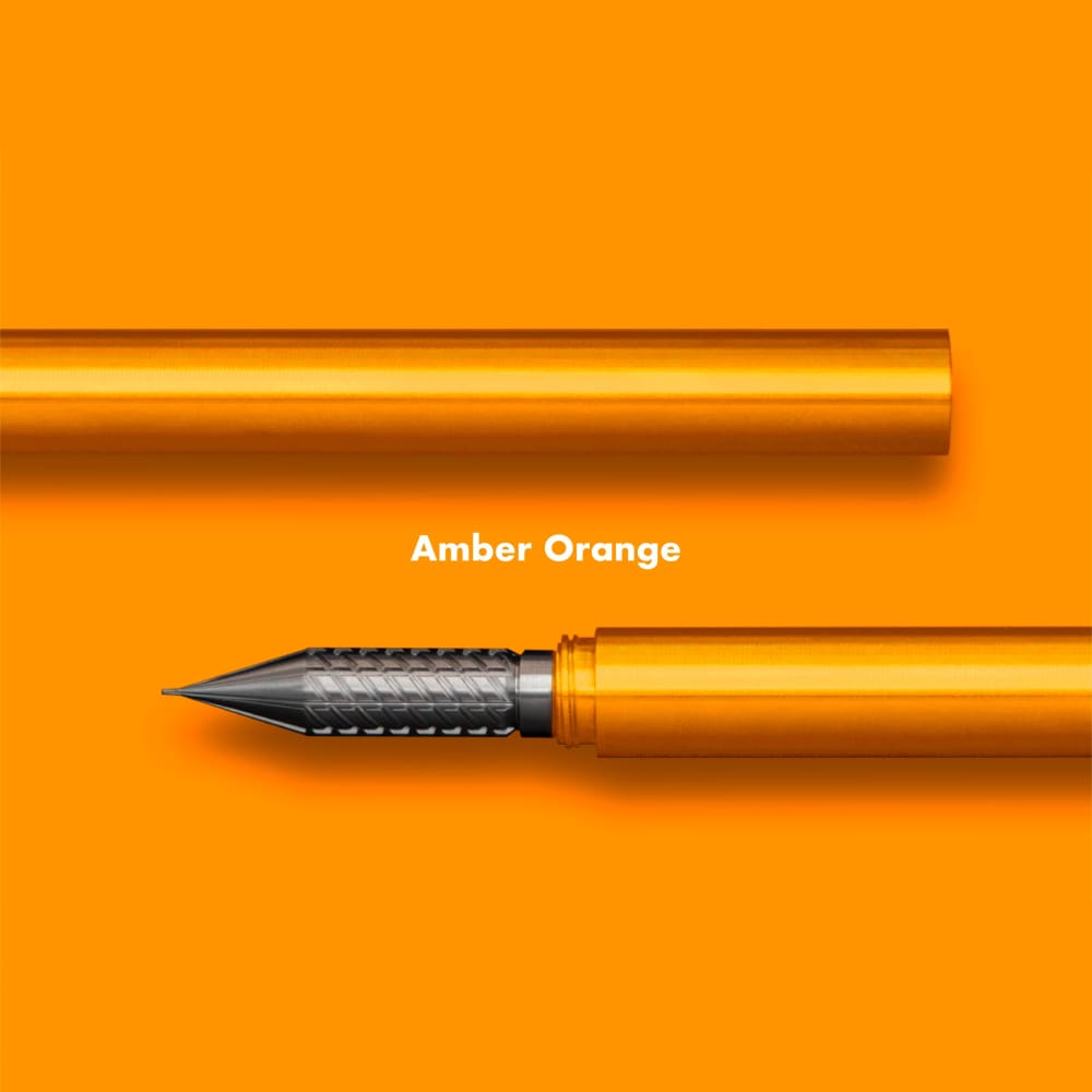 DRILLOG classical material L Amber Orange - Dips Pen Holder
