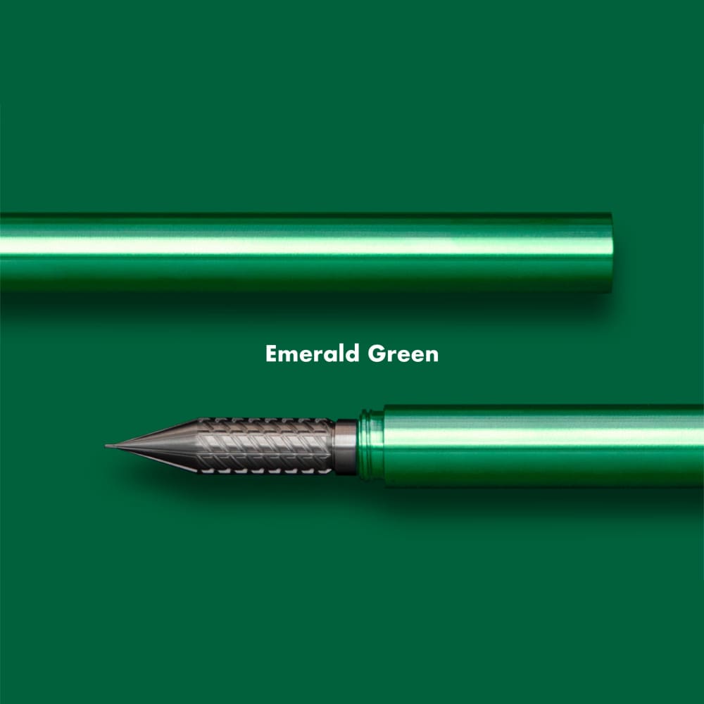 DRILLOG classical material L Emerald Green - Dips Pen Holder