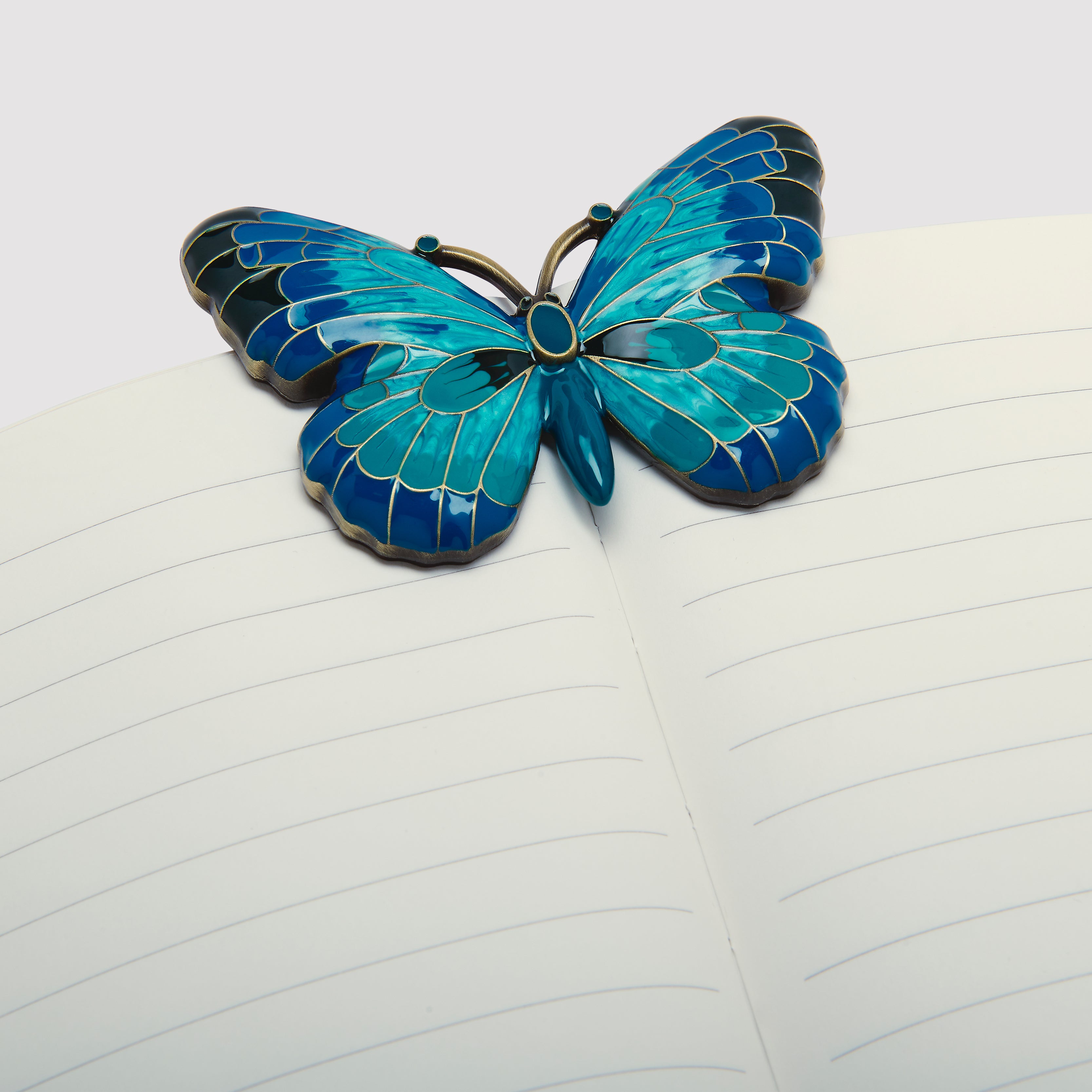 Esterbrook vlinderboekhouder - groenblauw