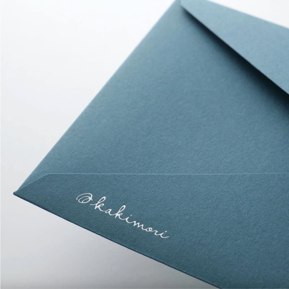 Envelope 5 pcs Greyish blue - Letter and Envelope