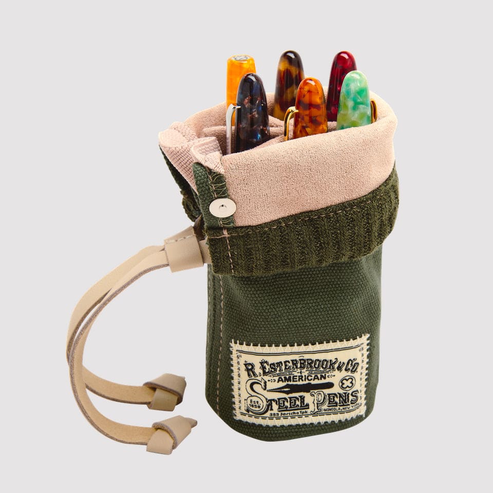 Esterbrook Pen Cups and Rolls - 2Gocup Army Green - Fountain