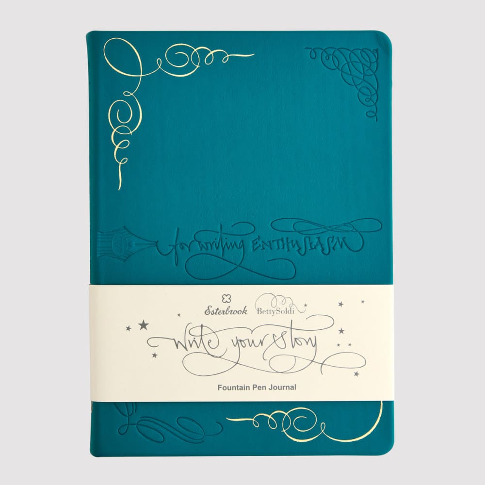 Esterbrook Write Your Story Journal - Teal - Dot Paper. 190