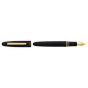 Estie Ebony - Gold Trim Fountain Pen - Custom Gena Journaler Nib
