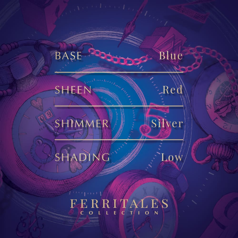 Ferritales 20ml Fountain Pen Ink - Tumbling Time Blue - Ink
