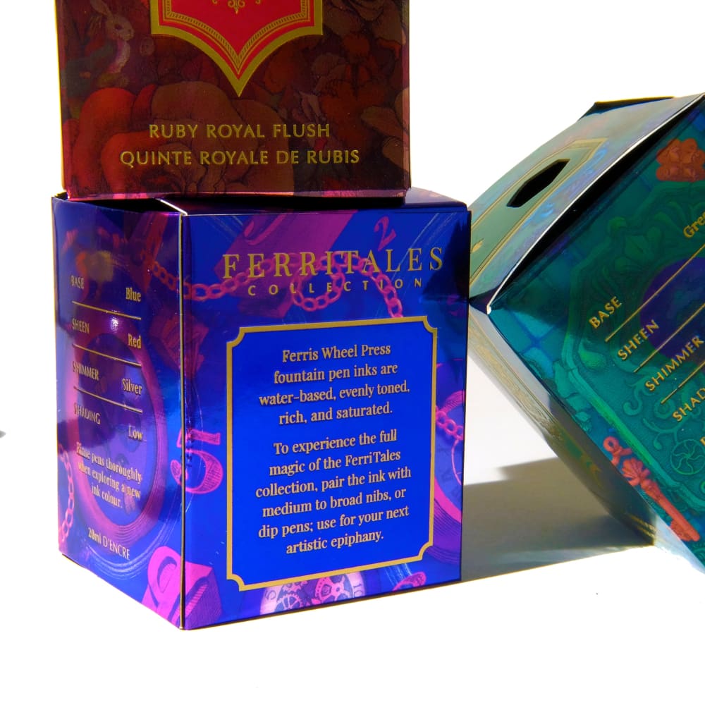Ferritales 20ml Fountain Pen Ink - Tumbling Time Blue - Ink