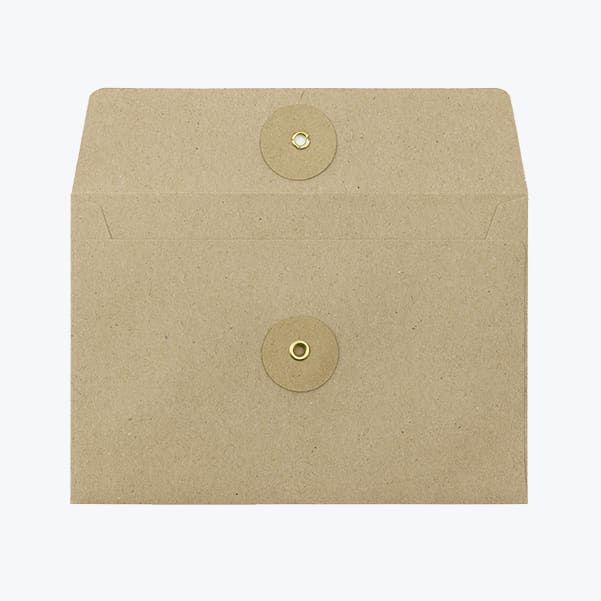 KRAFT ENVELOPE <M> Horizontal with String Brown - The Outsiders 