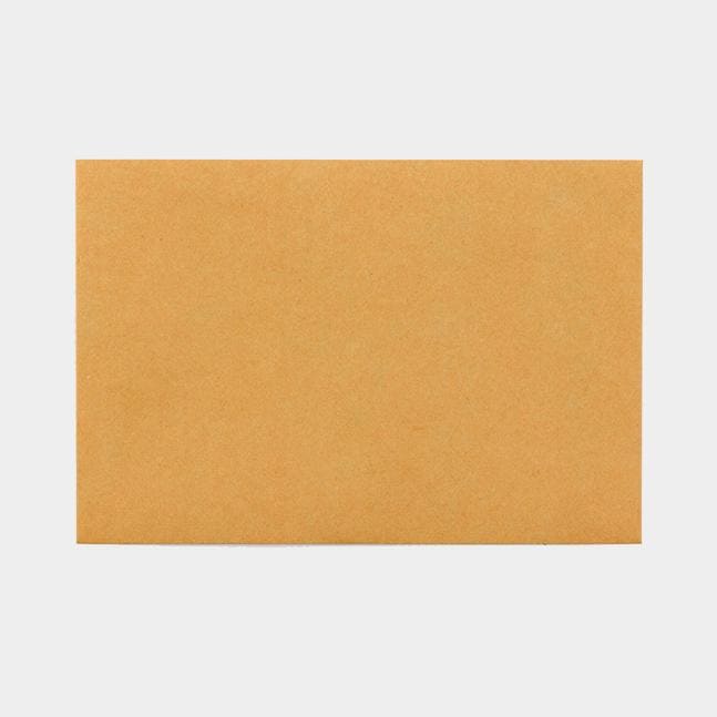 KRAFT ENVELOPE Horizontal with String Orange - Letter