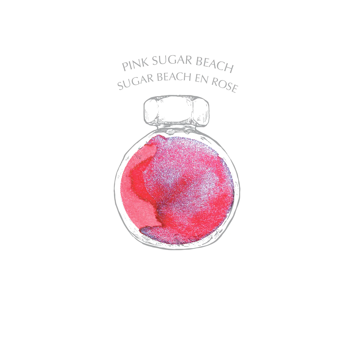 38 ml Füllfederhaltertinte – Pink Sugar Beach