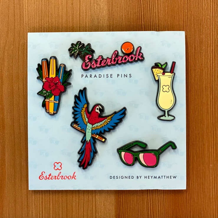 Esterbrook - Paradise Pin Set of 5