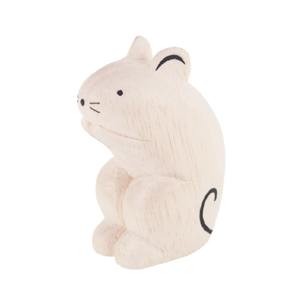 Pole pole wooden animal Mouse - Wooden Animal