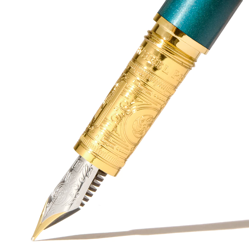 Penna stilografica Bijou - Acquamarina dell'incisore - Media