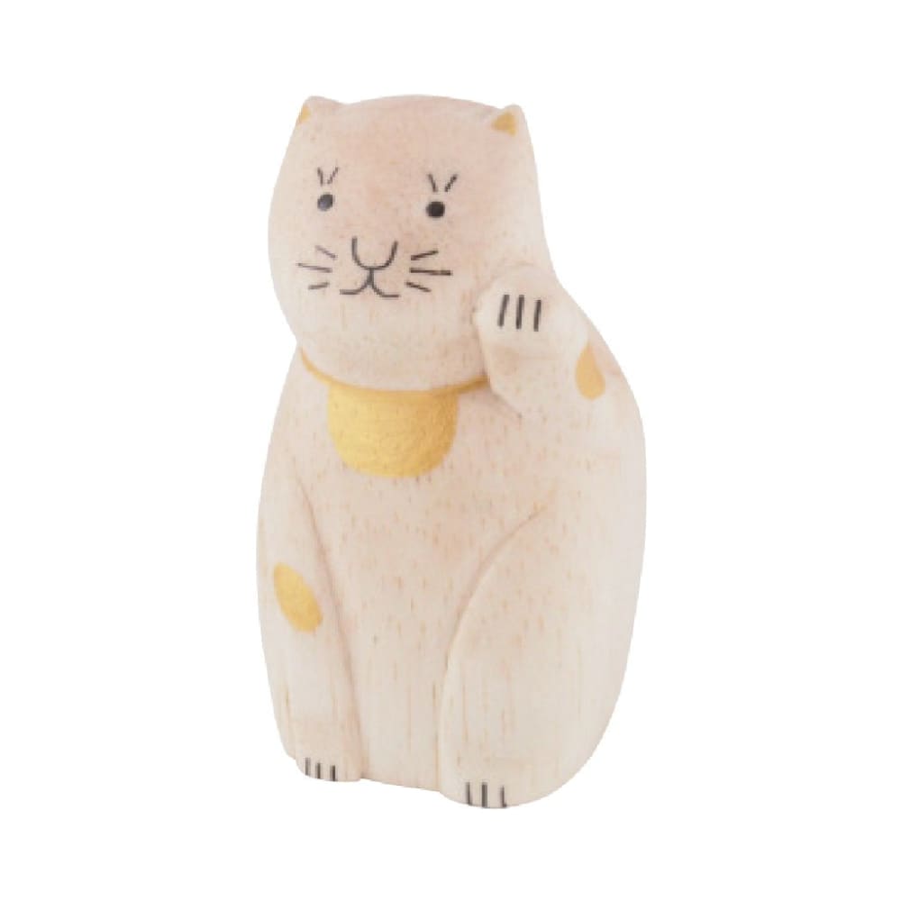 T-Lab./ ENGIMON/ Gold/ Beckoning cat - Wooden Animal