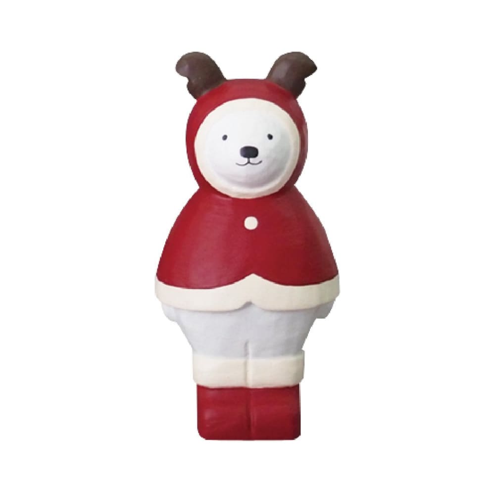 T-Lab./ HAPPY Christmas: Polar Bear Reindeer - Wooden Animal