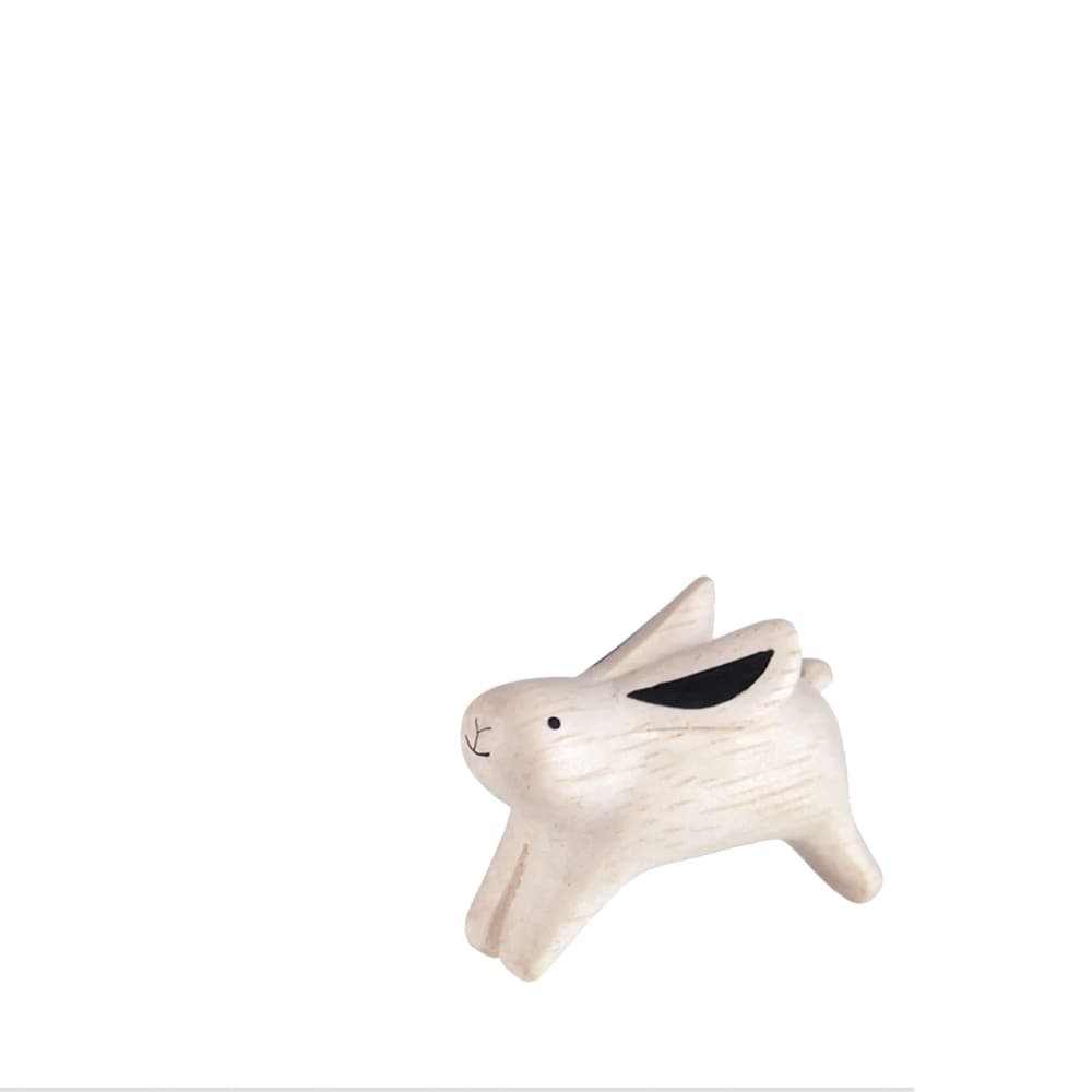 T-Lab./ Polepole Oyako/ Rabbit Child - Wooden Animal