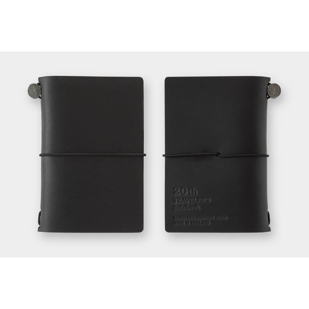 TRAVELER'S notebook 20th Anniversary Card Size Set Black | THE
