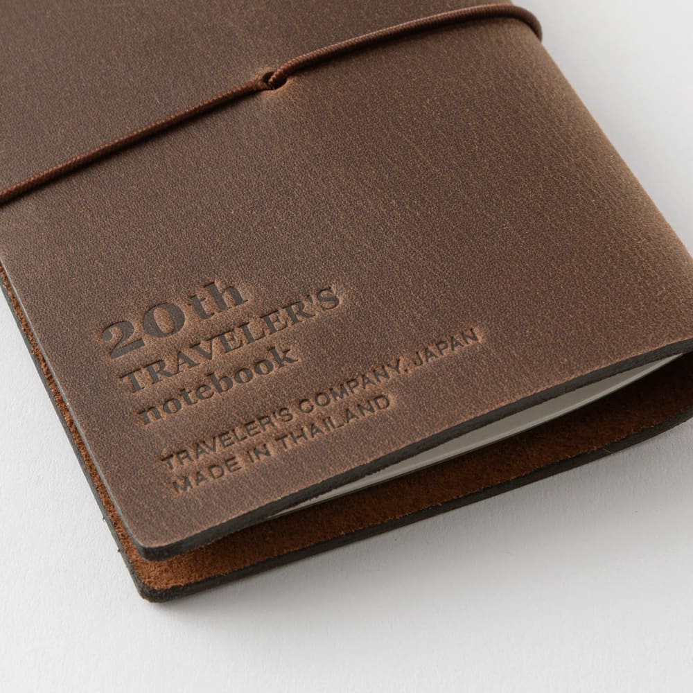 TRAVELER'S notebook 20th Anniversary Card Size Set Brown | THE