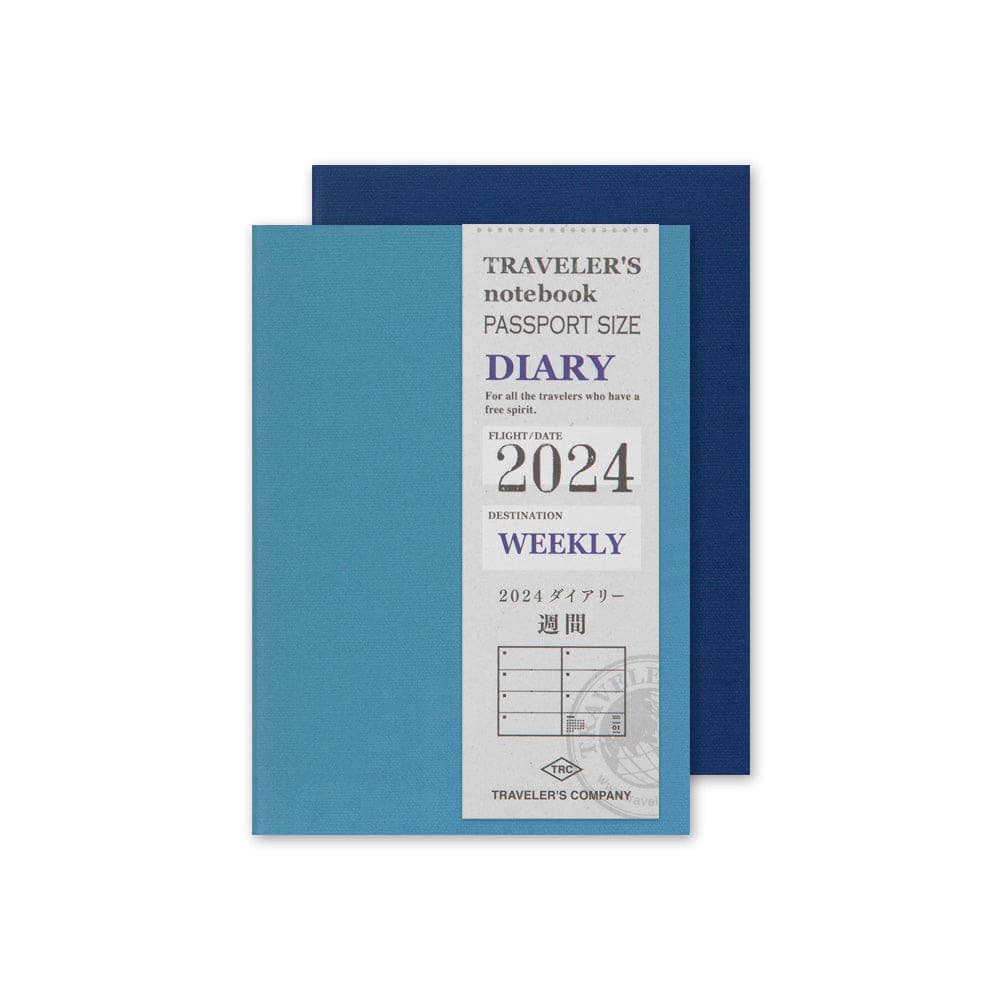 TRAVELER’S notebook Passport Size Refill 2024 Weekly - Diary