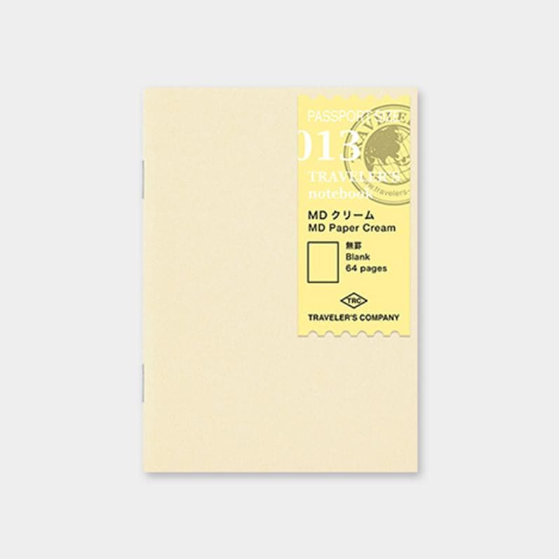 TRAVELER’S notebook Passport Size Refill MD Paper Cream -