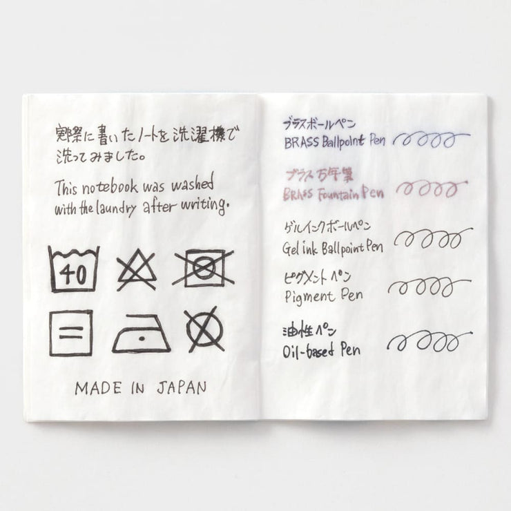 TRAVELER’S notebook Passport Size Refill Washable Paper -