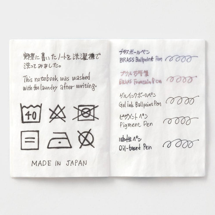 TRAVELER’S notebook Passport Size Refill Washable Paper -