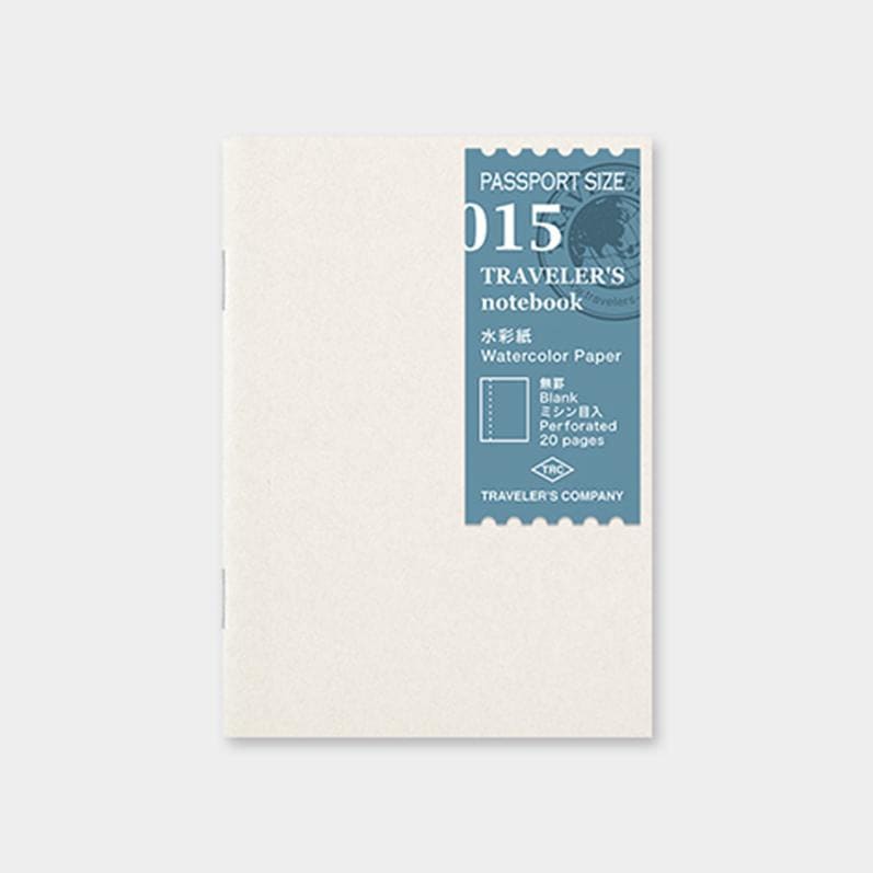 TRAVELER’S notebook Passport Size Refill Watercolor Paper -