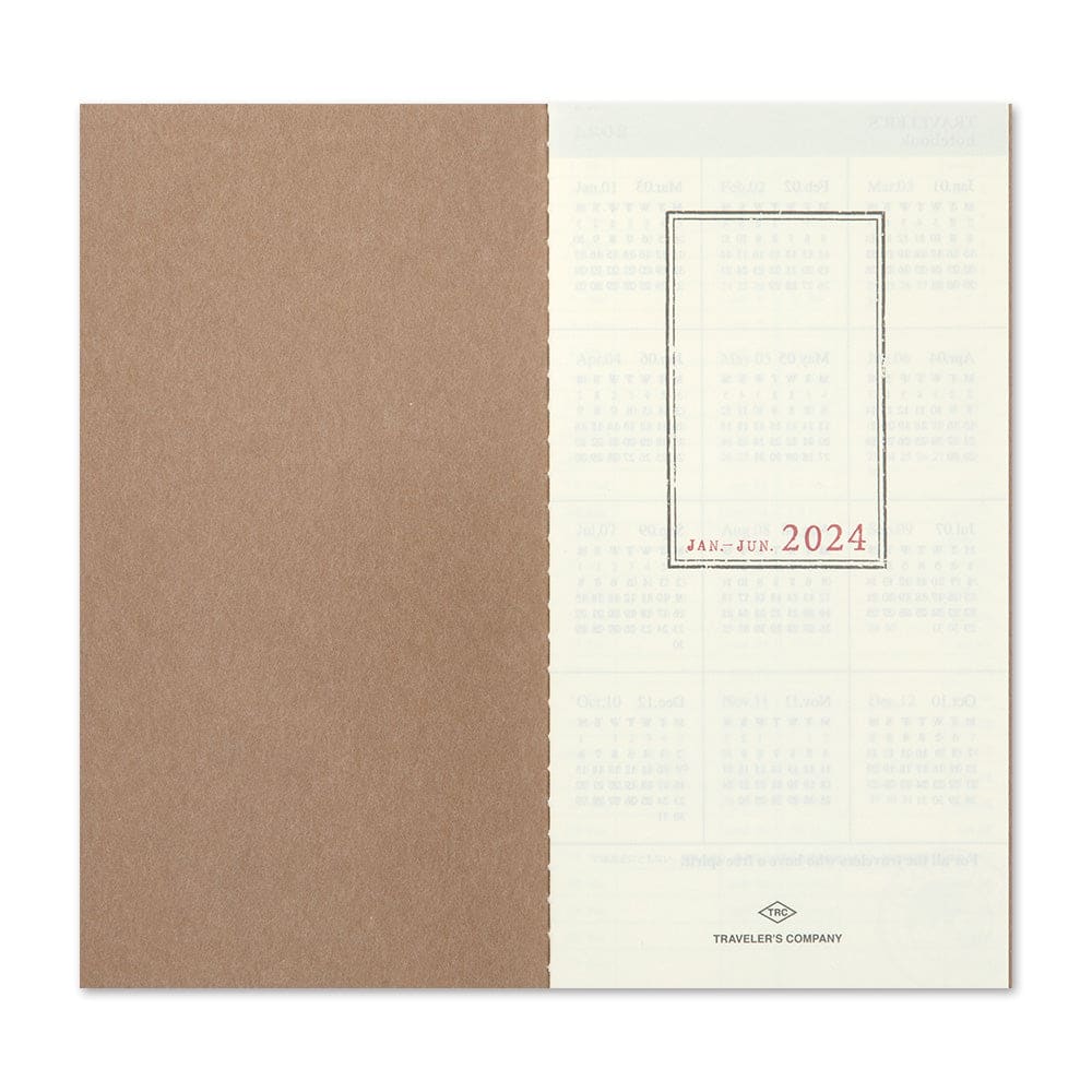 TRAVELER’S notebook Refill 2024 Weekly + Memo - Diary &