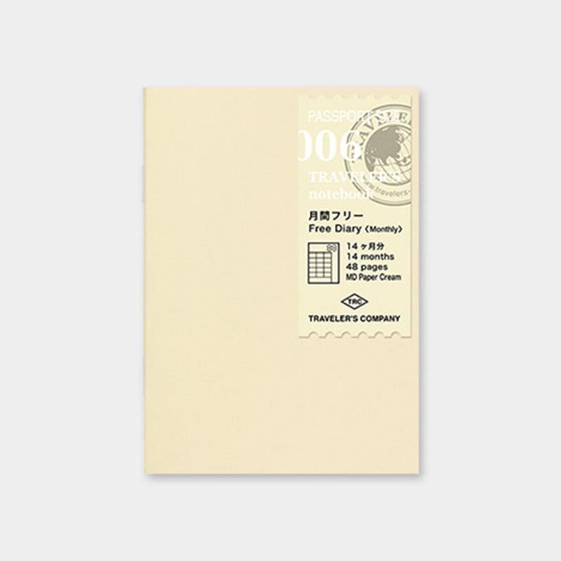 TRAVELER’S notebook Refill Free diary 006 - Paper Refill