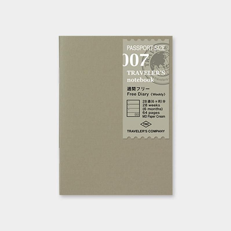 TRAVELER’S notebook Refill Free diary 007 - Paper Refill