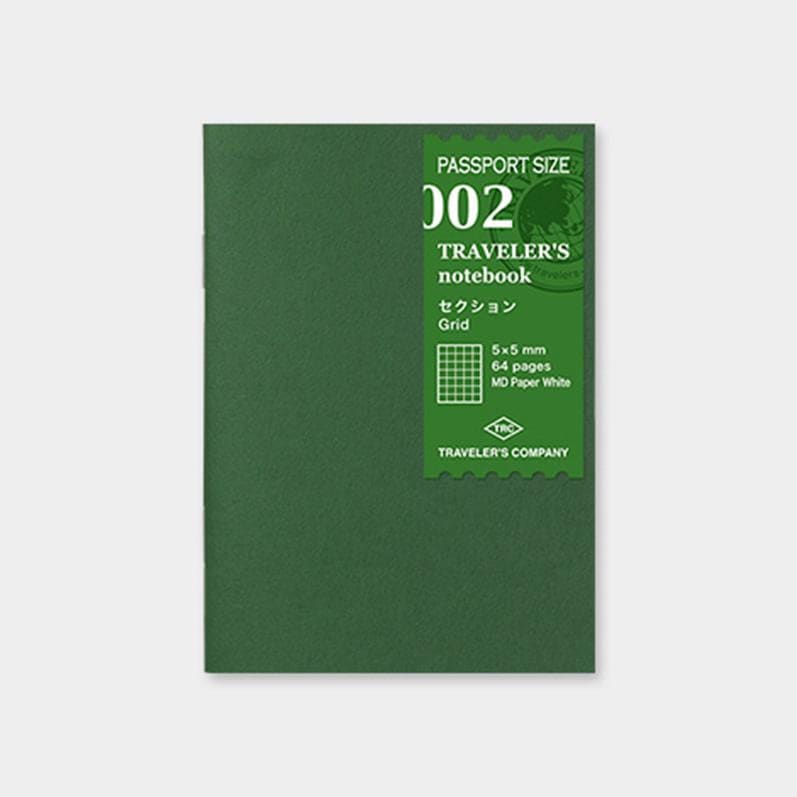 TRAVELER’S notebook Refill Grid MD 002 - Paper Refill