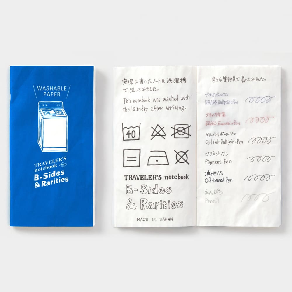 TRAVELER’S notebook Refill Washable Paper - Paper Refill
