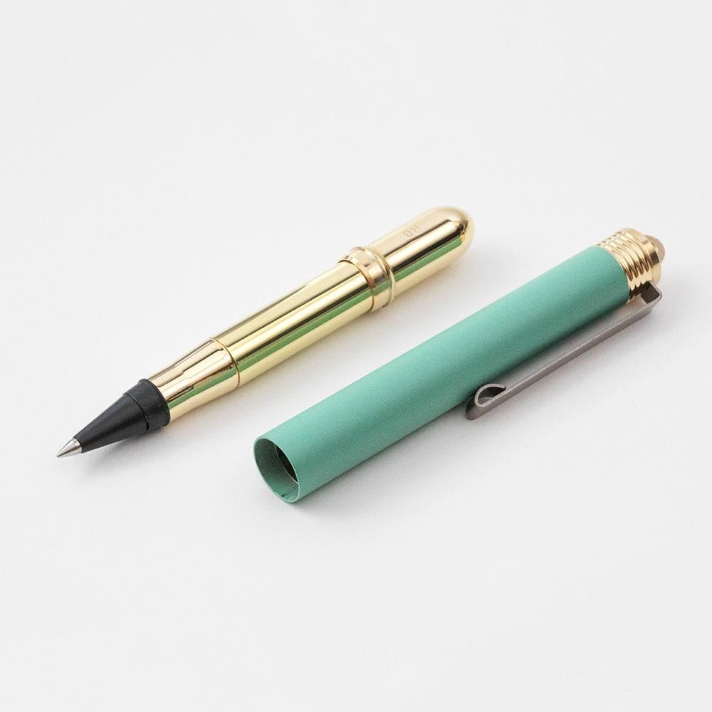 TRC BRASS Rollerball pen Factory Green - Pen Roller